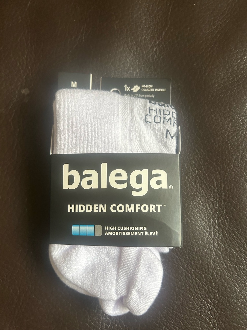 Balega Hidden Comfort No Show Cushioned Medium size socks
